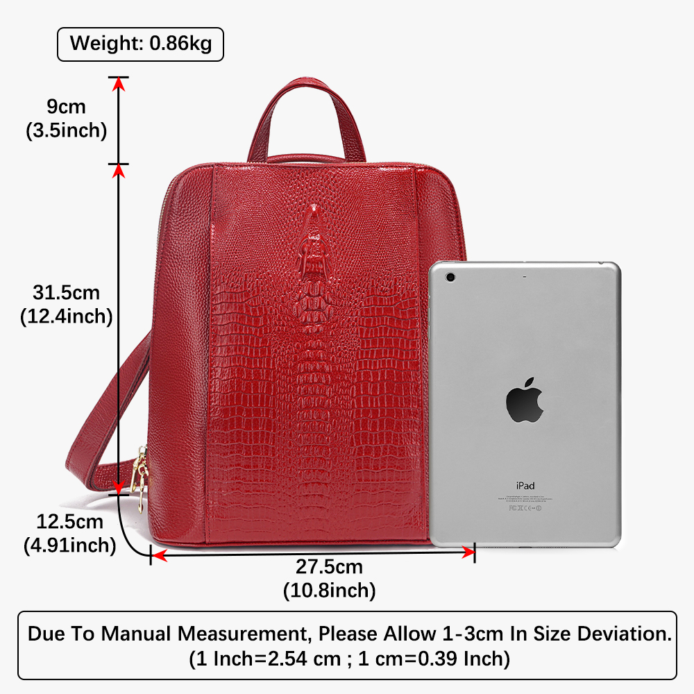 Zency 100% Genuine Leather Bac - огляд і ціна Leather Work Womens Backpack