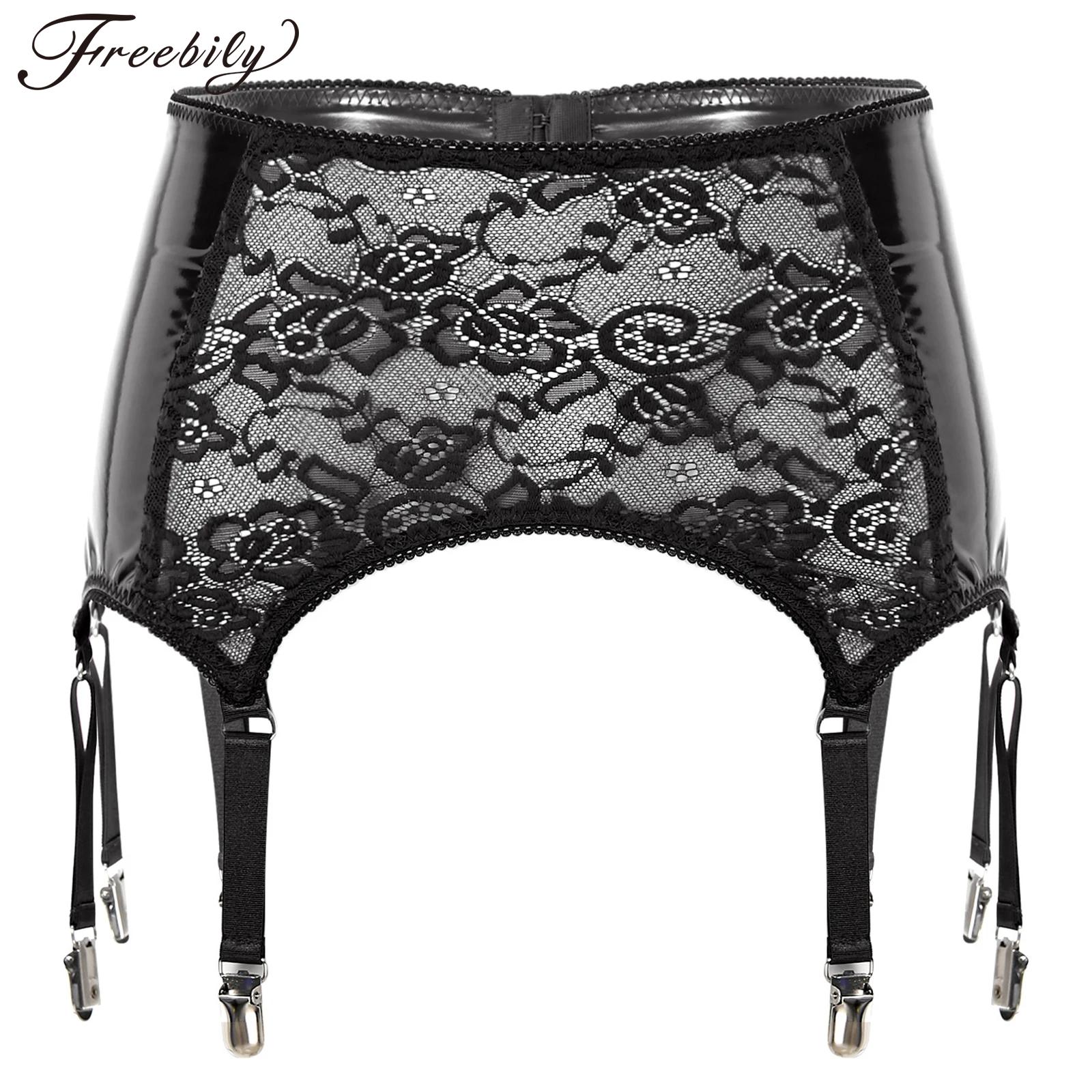 Women Floral Lace Suspender Ga - огляд і ціна Leather Work Harness