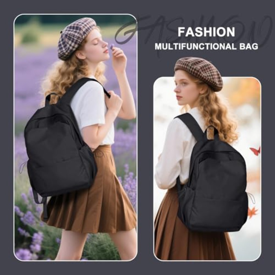 Black Backpack for Women, Smal - огляд і ціна Leather Work Womens Backpack