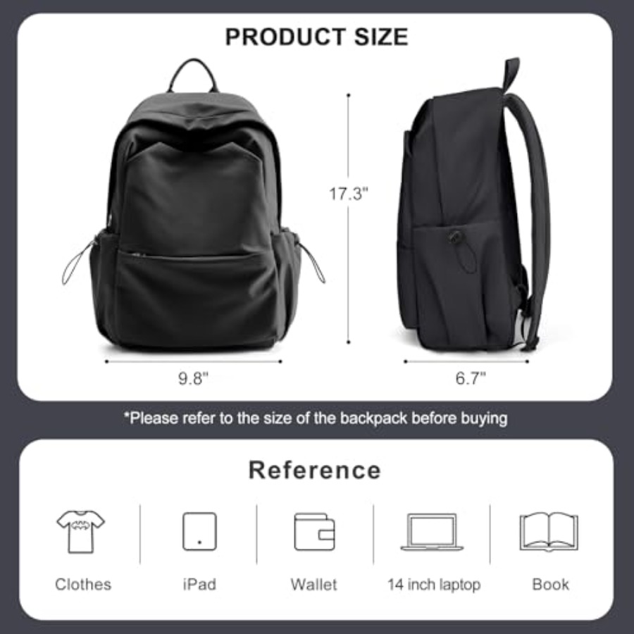 Black Backpack for Women, Smal - огляд і ціна Leather Work Womens Backpack
